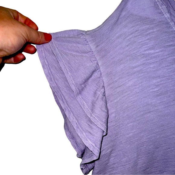 Anthropologie Pilcro Lavender Heritage Femme Tee - Picture 7 of 12